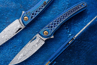 NÓŻ SKŁADANY FOLDER MINOS #58 DAMASTEEL LESBAR KNIVES