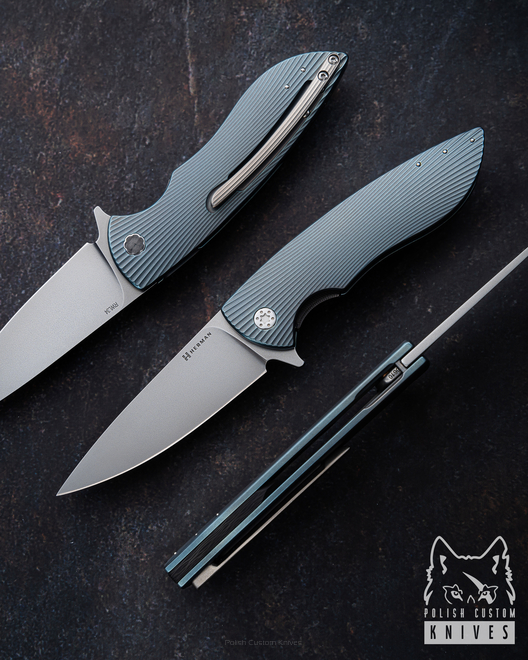 NÓŻ SKŁADANY FOLDER STING 610 RWL34 HERMAN KNIVES