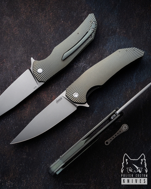 NÓŻ SKŁADANY FOLDER DRAGONFLY 243 M390 HERMAN KNIVES