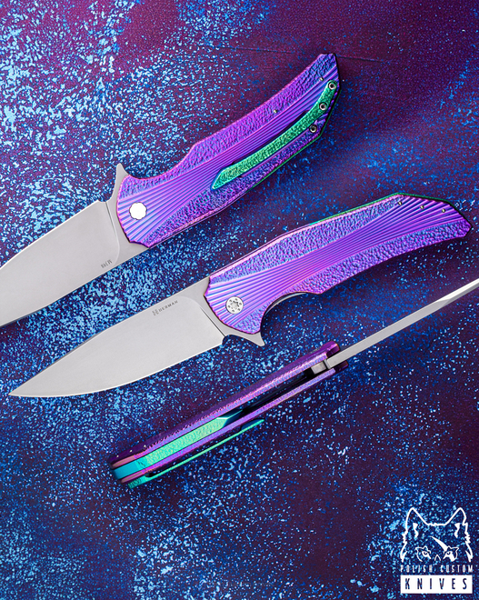 NÓŻ SKŁADANY FOLDER DRAGONFLY #0520 M398 HERMAN KNIVES