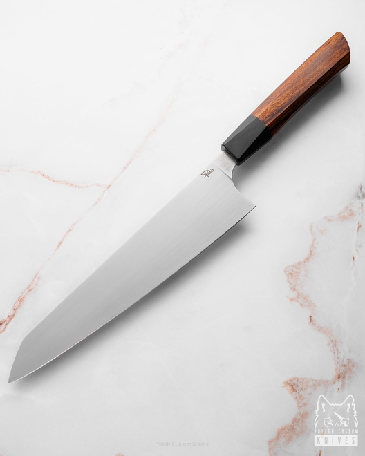 NÓŻ KUCHENNY GYUTO 240 11 ELMAX CZARNY GRAB IRONWOOD PABIŚ KNIVES