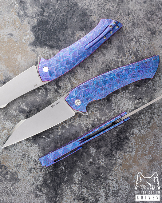 NÓŻ SKŁADANY FOLDER OVIUM GENERACJA 2 #0096 M390 HERMAN KNIVES