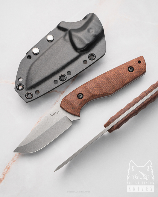 NÓŻ MYŚLIWSKI EDC DROMADER N690 MICARTA LKW