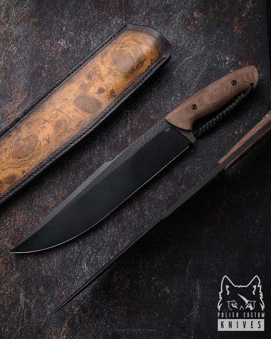 DUŻY NÓŻ SURVIVALOWY BARRACUDA XL 1 O2 MICARTA TD