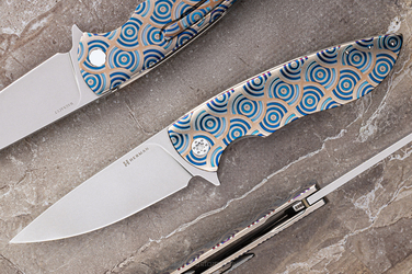NÓŻ SKŁADANY FOLDER STING #0869 MAGNACUT CHRONO CIRCLE HERMAN KNIVES