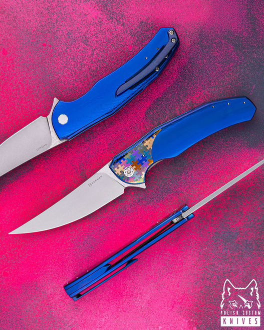 NÓŻ SKŁADANY FOLDER ISHTAR #0712 MAGNACUT PUZZLE HERMAN KNIVES