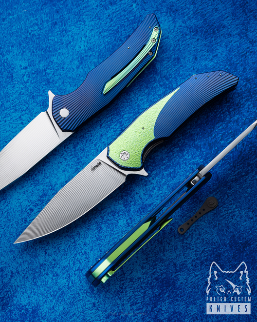 NÓŻ SKŁADANY FOLDER DRAGONFLY 210 ALLEIMA HERMAN KNIVES