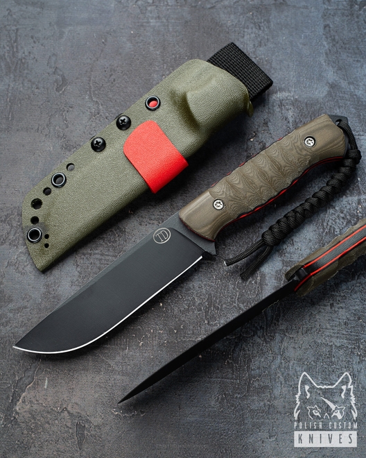 NÓŻ SURVIVALOWY RATEL II 20 MICARTA  NZ3 TD