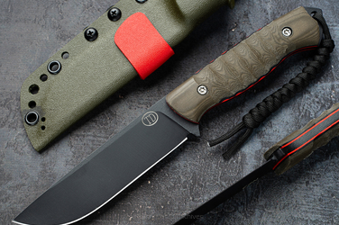 NÓŻ SURVIVALOWY RATEL II 20 MICARTA  NZ3 TD