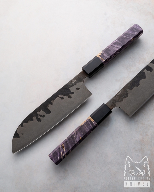NÓŻ KUCHENNY SANTOKU 180 26 K110 PABIŚ