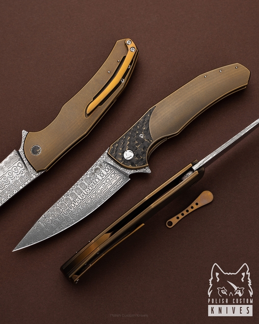 NÓŻ SKŁADANY FOLDER ISHTAR 18 DAMASTEEL