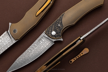 NÓŻ SKŁADANY FOLDER ISHTAR 18 DAMASTEEL