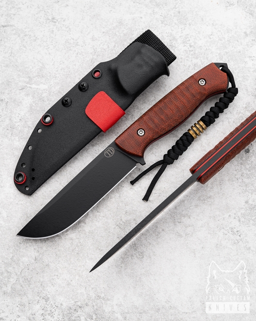 NÓŻ SURVIVALOWY RATEL II MICARTA  NZ3 11 TD