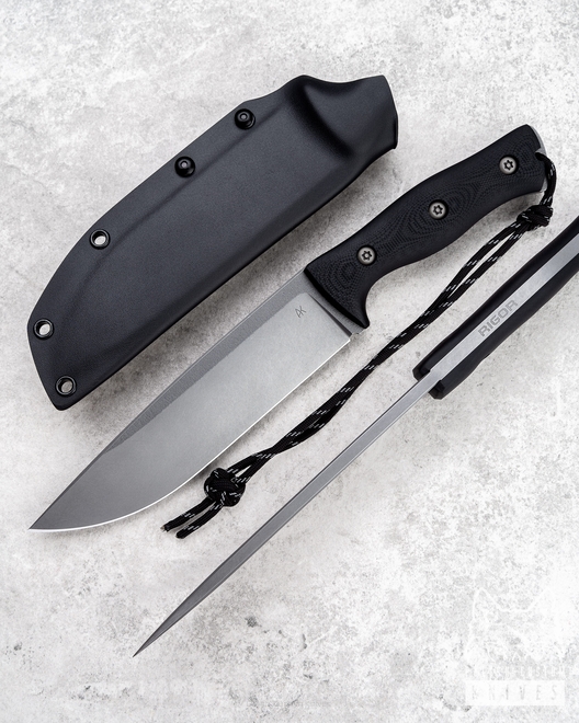 NÓŻ SURVIVALOWY KRYPTON 170 G10 BLACK RIGOR AK