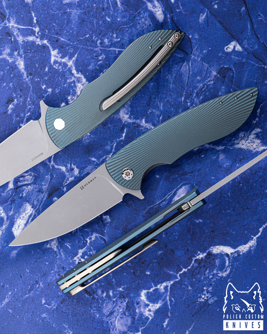 NÓŻ SKŁADANY FOLDER STING #0786 MAGNACUT HERMAN KNIVES