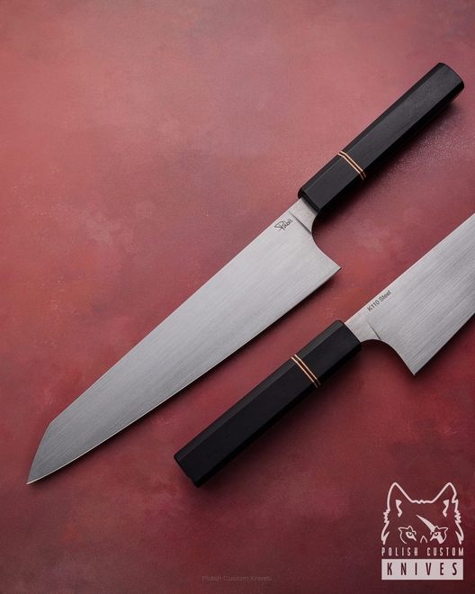 NÓŻ KUCHENNY GYUTO 240 5 K110 CZARNY GRAB PABIŚ