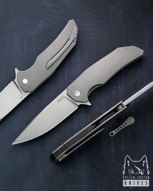 NÓŻ SKŁADANY FOLDER DRAGONFLY 37 M398 HERMAN KNIVES