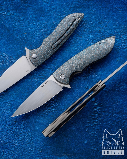 NÓŻ SKŁADANY FOLDER STING #0730 M390 TESSERACT HERMAN KNIVES