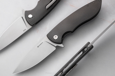 NÓŻ SKŁADANY FOLDER STING #0922 M390 OERLIKON DLC HERMAN KNIVES