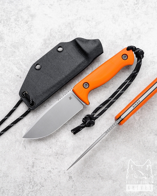 NÓŻ NECK EDC MINI ODC M390 G10 ORANGE AK