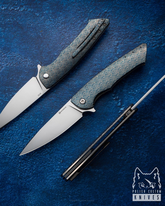 NÓŻ SKŁADANY FOLDER SLIM #0694 M390 TESSERACT HERMAN KNIVES