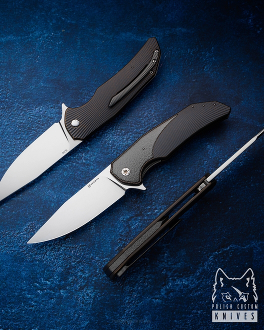 NÓŻ SKŁADANY FOLDER DRAGONFLY #0513 M390 HERMAN KNIVES