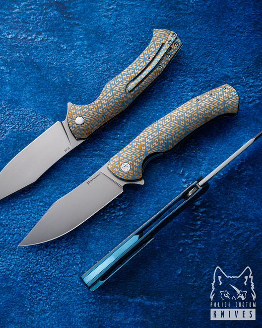 NÓŻ SKŁADANY FOLDER MANTIS 240 M398 HERMAN KNIVES