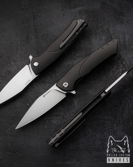 NÓŻ SKŁADANY FOLDER BEE #0299 MAGNACUT OERLIKON DLC HERMAN KNIVES