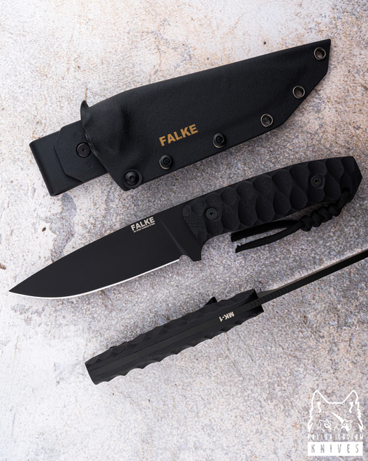 NÓŻ TAKTYCZNY SURVIVALOWY MK1 012 D2 G10 FALKE KNIVES