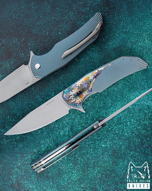 NÓŻ SKŁADANY FOLDER DRAGONFLY #0432 M390 HERMAN KNIVES