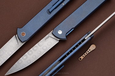 NÓŻ SKŁADANY, FOLDER SYGNATHUS DAMAST NIERDZEWNY ZLADINOX ZDI-1016