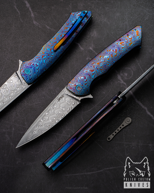 NÓŻ SKŁADANY FOLDER SLIM 11 TIMASCUS HERMAN 