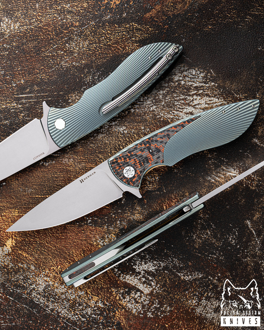 NÓŻ SKŁADANY FOLDER STING #0863 MAGNACUT HERMAN KNIVES