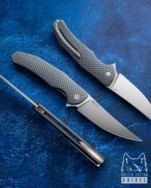 NÓŻ SKŁADANY FOLDER ISHTAR 553 LEWORĘCZNY M390 HERMAN KNIVES