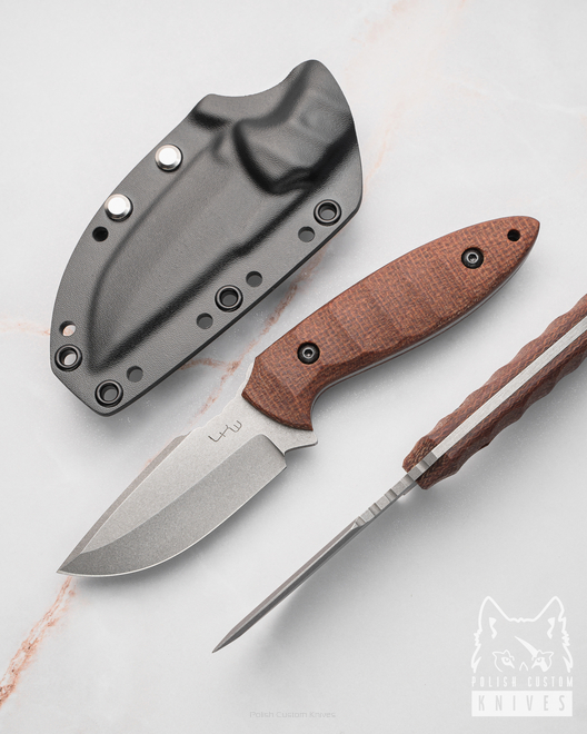 NÓŻ MYŚLIWSKI EDC MODERN HUNTER N690 MICARTA LKW