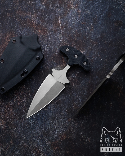 NÓŻ TAKTYCZNY SZTYLET PUSH DAGGER 3 VANADIS 4E G10 AK