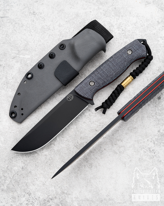 NÓŻ SURVIVALOWY RATEL II MICARTA  NZ3 14 TD