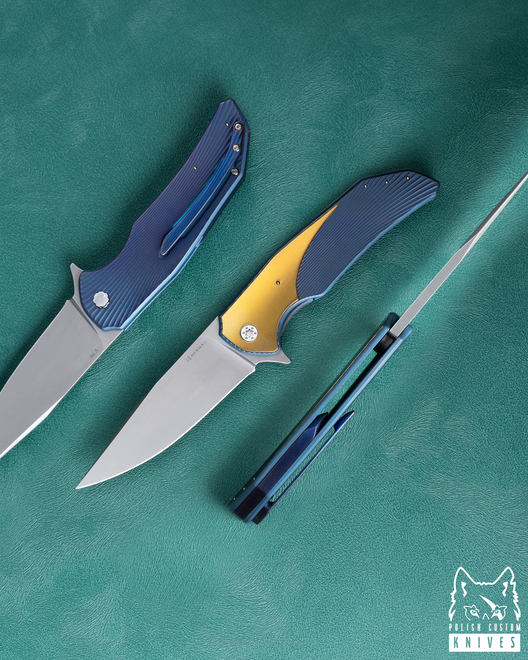 NÓŻ SKŁADANY FOLDER DRAGONFLY 333 M398 HERMAN KNIVES