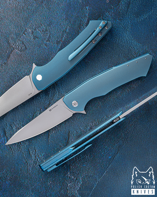 NÓŻ SKŁADANY FOLDER SLIM #0469 M398 HERMAN KNIVES