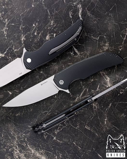 NÓŻ SKŁADANY FOLDER DRAGONFLY #0467 M398 DLC HERMAN KNIVES