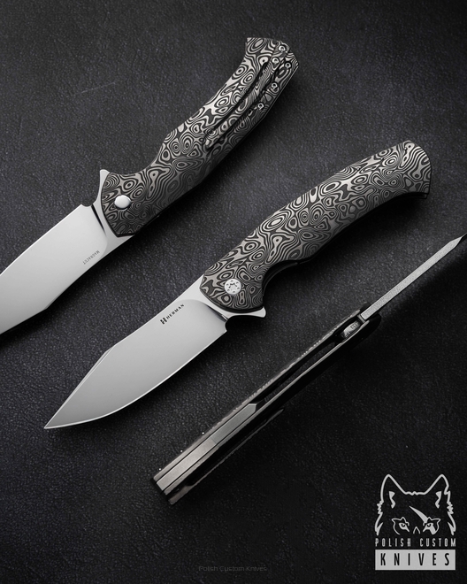 NÓŻ SKŁADANY FOLDER MANTIS #0333 MAGNACUT HERMAN KNIVES