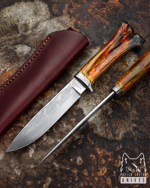 NÓŻ MYŚLIWSKI KUDU HUNTER DAMAST