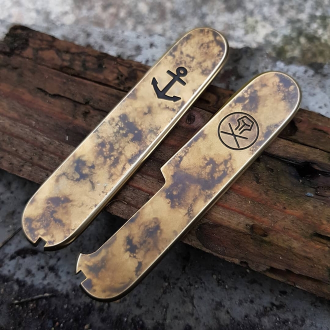 Okładziny do scyzoryka Victorinox 91mm Kotwica 154