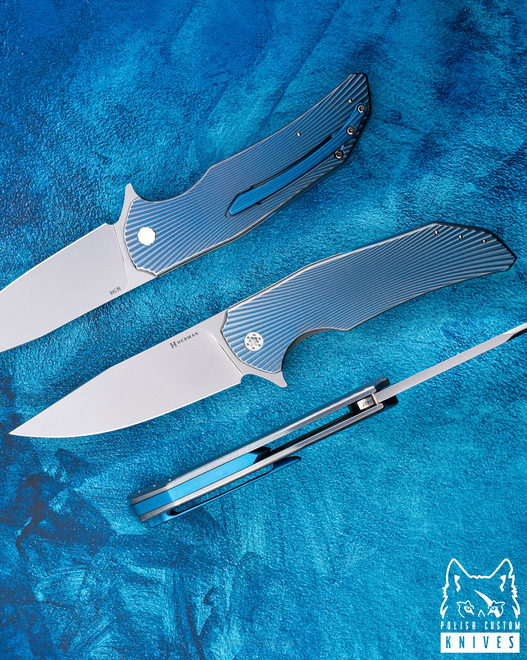 NÓŻ SKŁADANY FOLDER DRAGONFLY #0497 M398 HERMAN KNIVES
