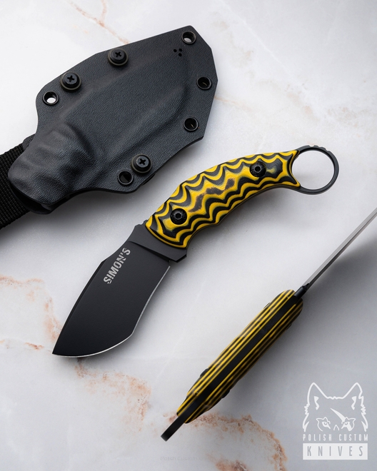 NÓŻ EDC SURVIVALOWY TAKTYCZNY SHARK 2615 K720 G10 SIMON'S KNIVES