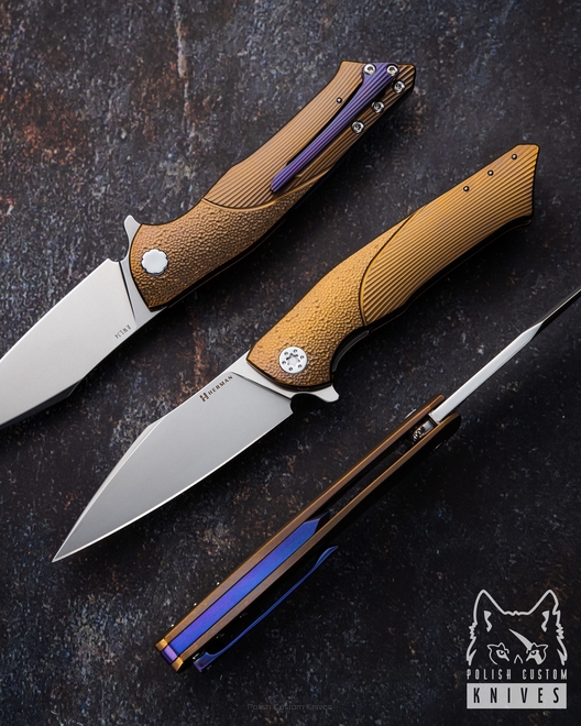 NÓŻ SKŁADANY FOLDER BEE 11 RWL34 HERMAN KNIVES