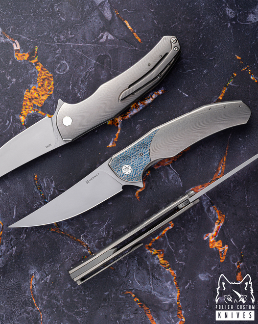 NÓŻ SKŁADANY FOLDER ISHTAR #0704 M398 TESSERACT HERMAN KNIVES