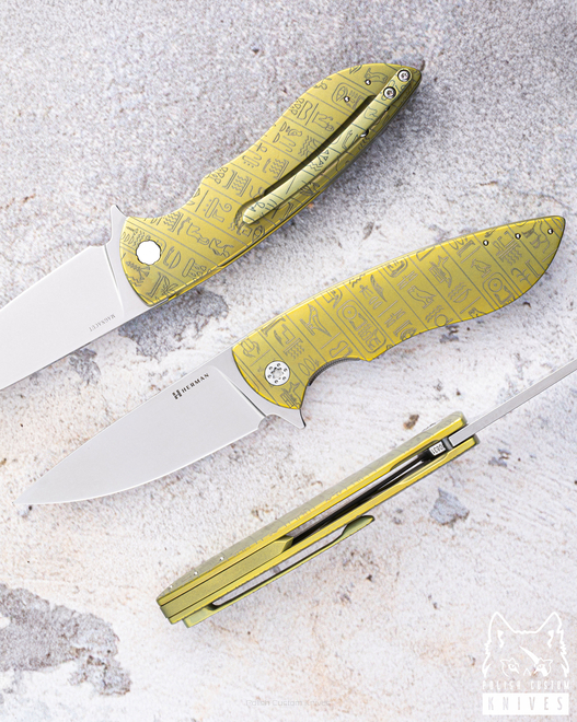 NÓŻ SKŁADANY FOLDER STING #0831 MAGNACUT VALLEY OF KINGS HERMAN KNIVES