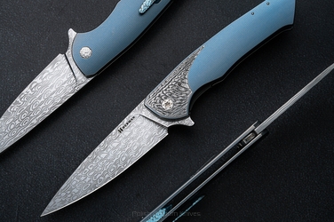 NÓŻ SKŁADANY FOLDER SLIM #0712 DAMASTEEL HERMAN KNIVES HERMAN KNIVES