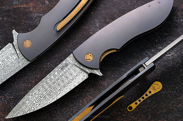 NÓŻ SKŁADANY FOLDER STING 90 DAMASTEEL HERMAN